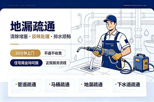 黑河地漏疏通