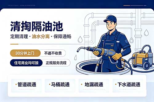 黑河清掏隔油池